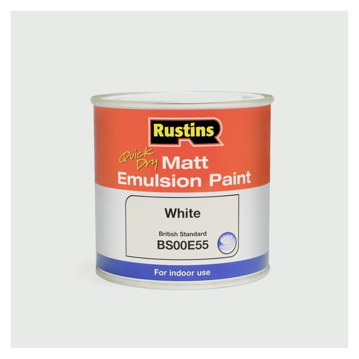 Rustins Matt Emulsion White 500ml tin
