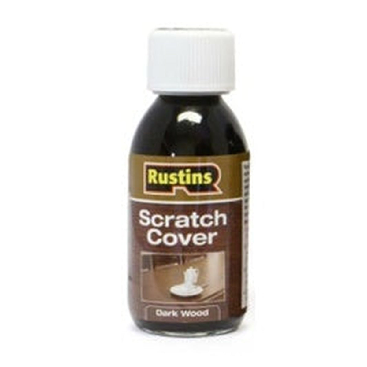 Rustins Scratch Cover 125ml, Dark shade