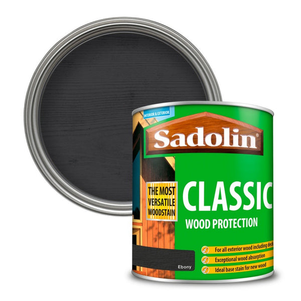 Sadolin Classic Wood Protection 1L in Ebony