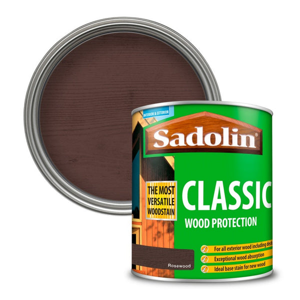 Sadolin Classic Wood Protection 1L tin in Rosewood