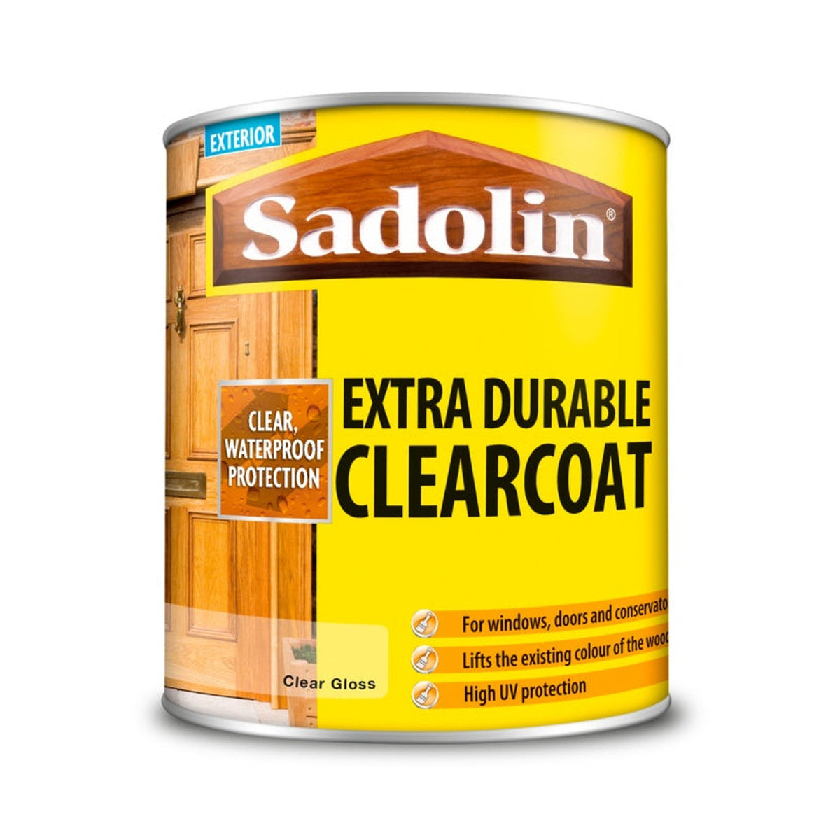 Sadolin Extra Durable Clearcoat Gloss 1L tin