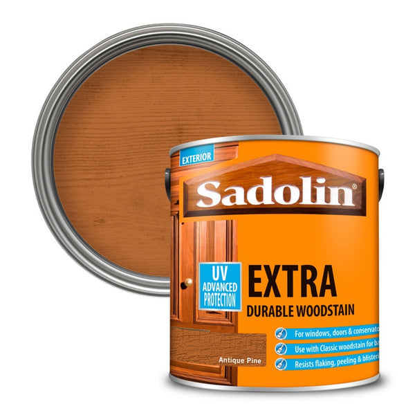 Sadolin Extra Durable Woodstain 2.5L in Antique Pine