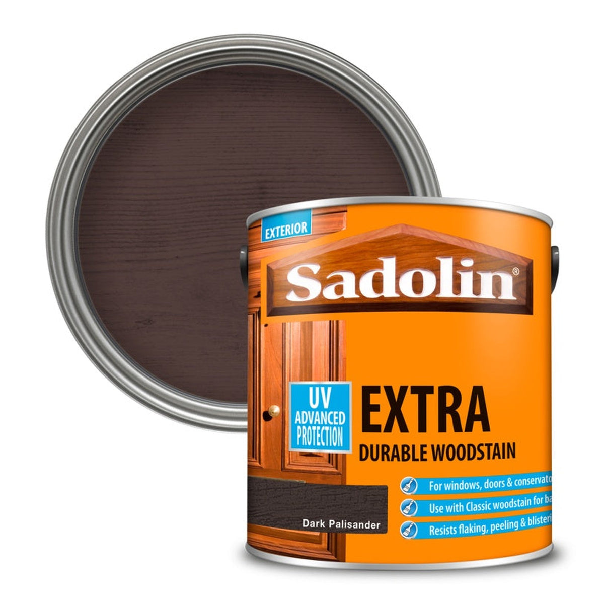 Sadolin Extra Durable Woodstain 2.5L in Dark Palisander