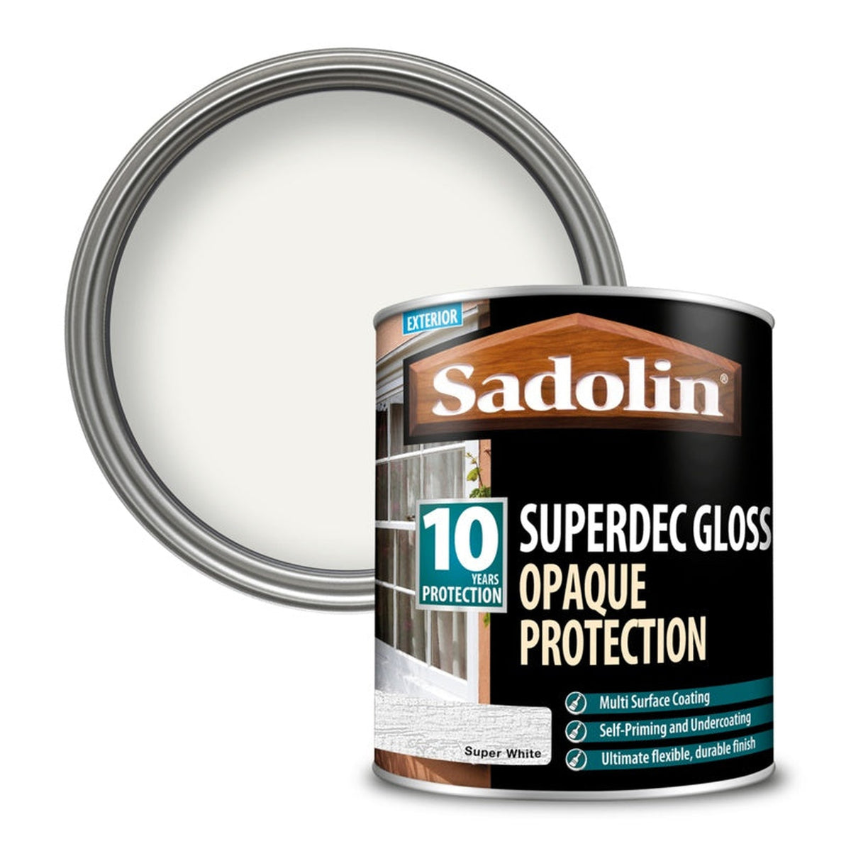 Sadolin Superdec Gloss 1L in Super White