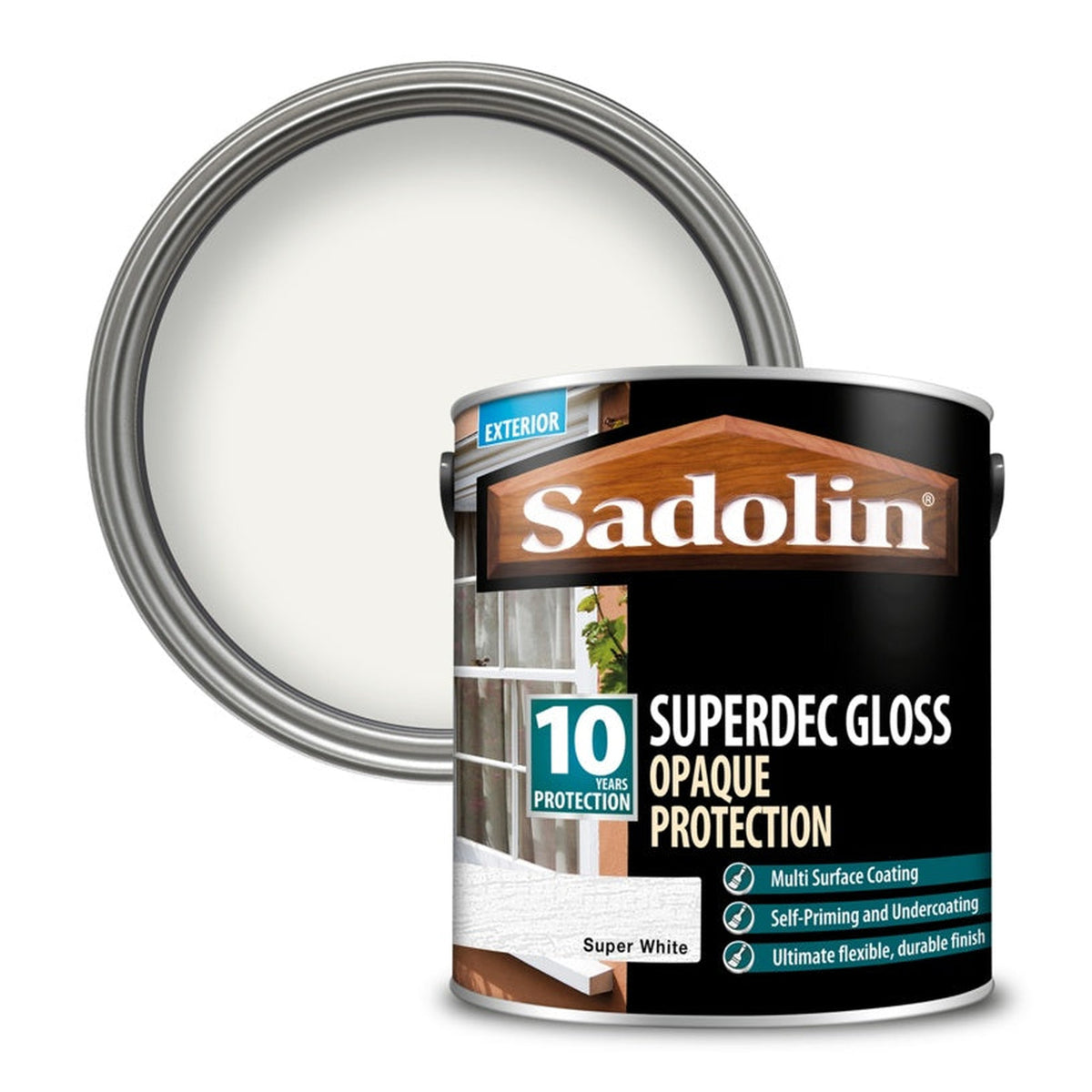 Sadolin Superdec Gloss 2.5L in Super White