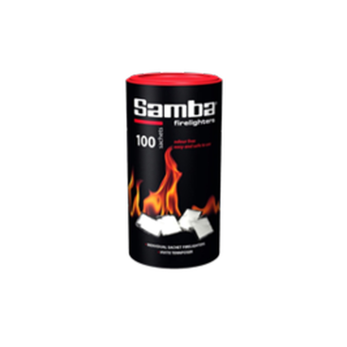 Tube of 100 Samba Burner sachet firelighters