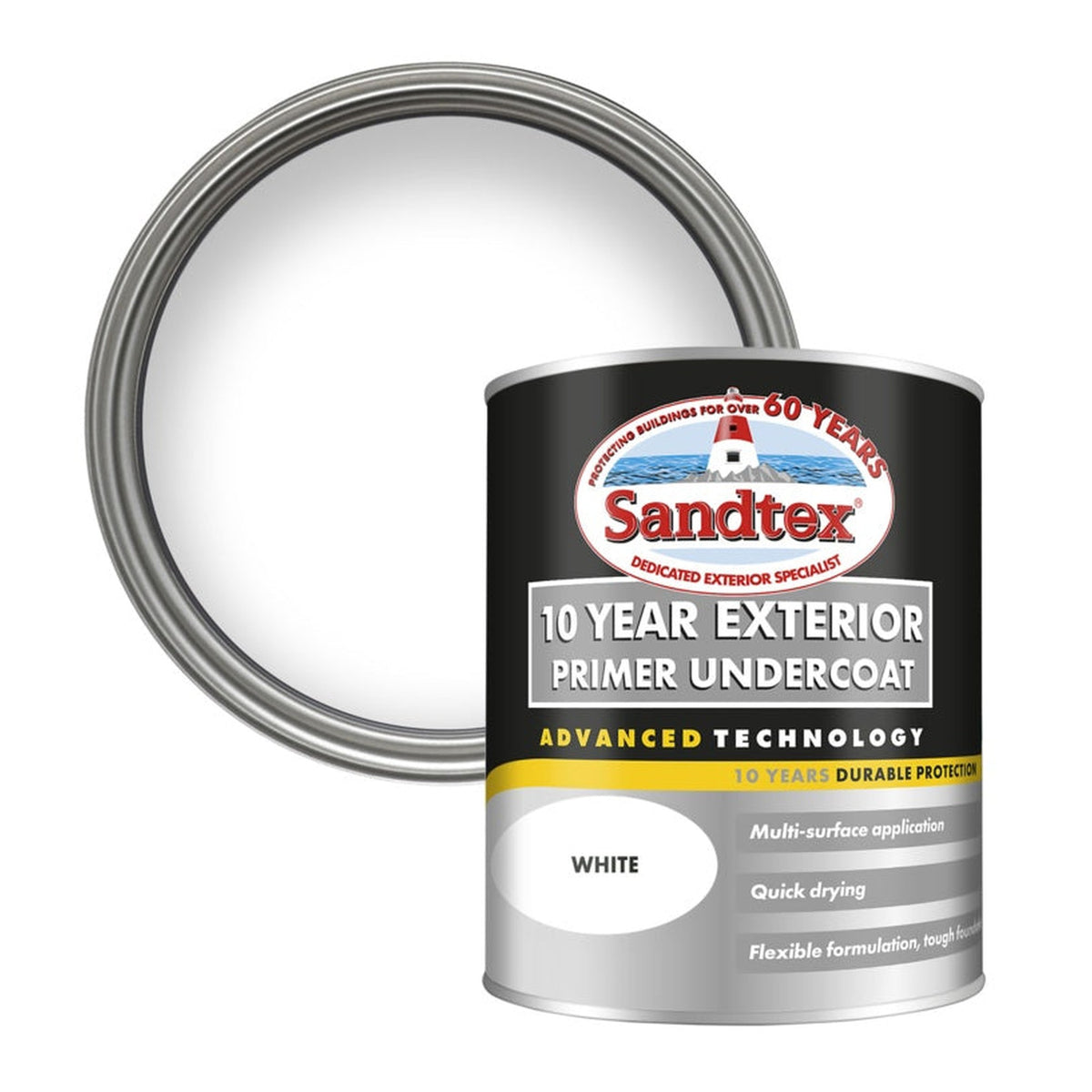Sandtex 10 Year Exterior Primer Undercoat 750ml in White