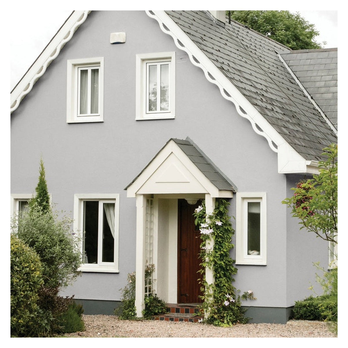 Sandtex Smooth Masonry Paint 5L tin in Gravel, view 2