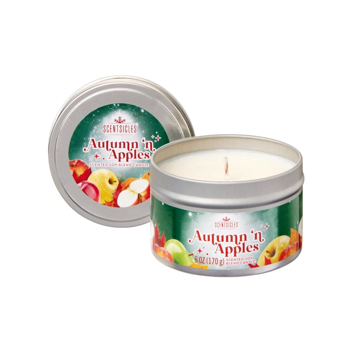 Scentsicles Candle 25hr - Autumn & Apples 8cm