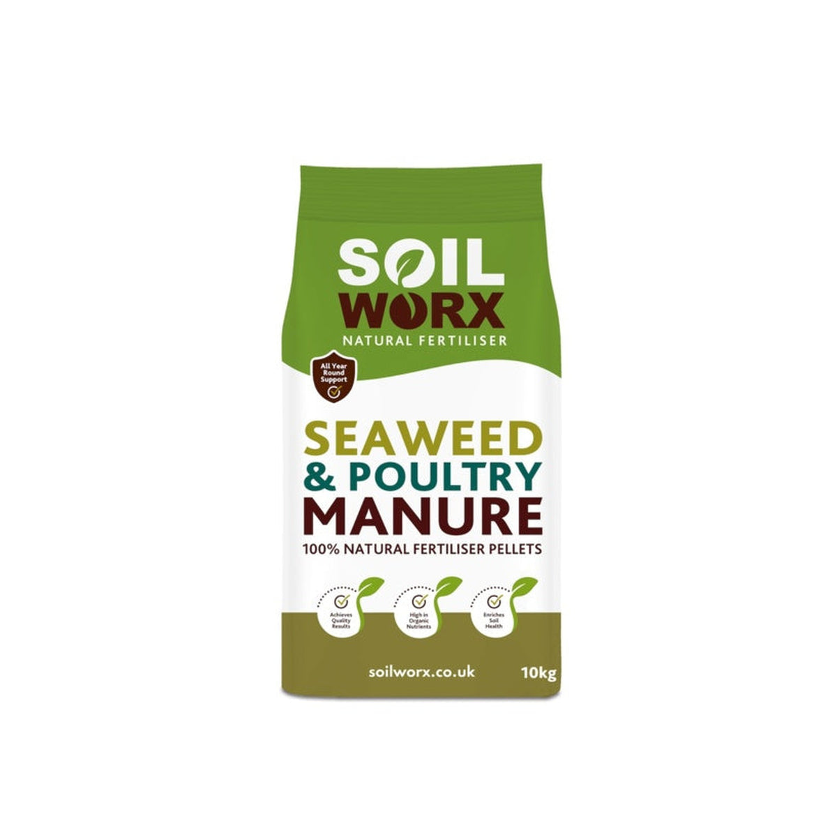 Seaweed & Poultry Manure Pellets - 10kg Bag