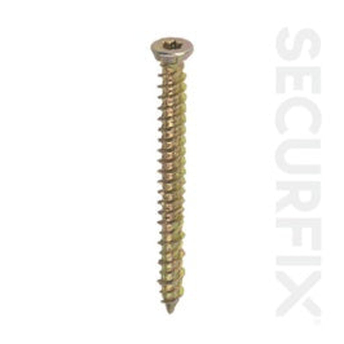 Securfix 7.5 x 80mm concrete frame screws pack of 10