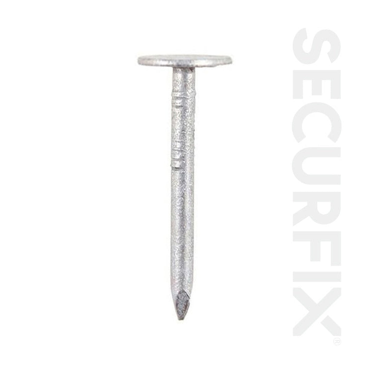 Securfix galvanised ELH clout nails 3 x 25mm, 250g