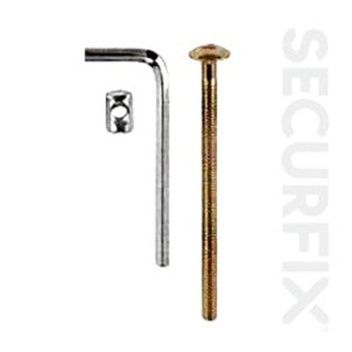 Securfix M6 x 100mm furniture bolt