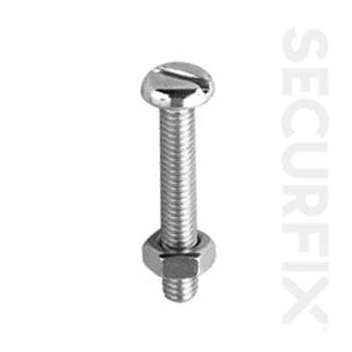 Pack of 100 Securfix zinc plated M5 x 25mm machine screws