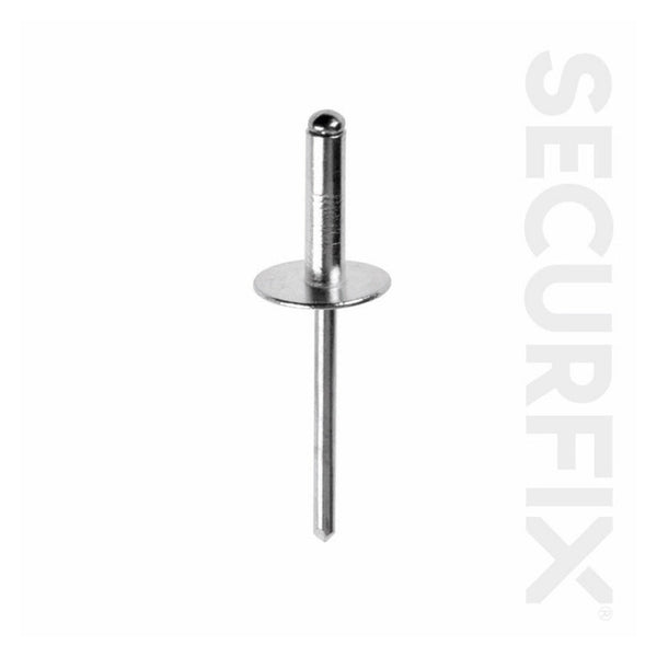 Securfix wide blind rivets 3/16 x 1/2 inch, 50 pack