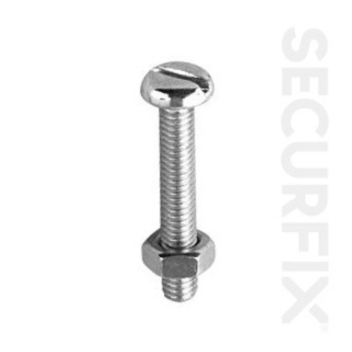 Pack of 200 Securfix zinc plated M4 x 12mm pan head machine screws