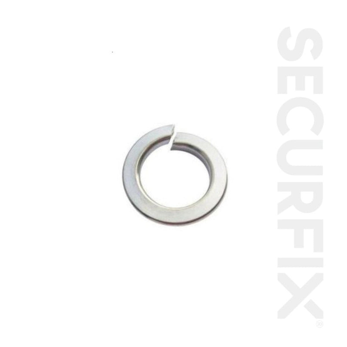 Pack of 120 Securfix zinc plated M8 spring washers