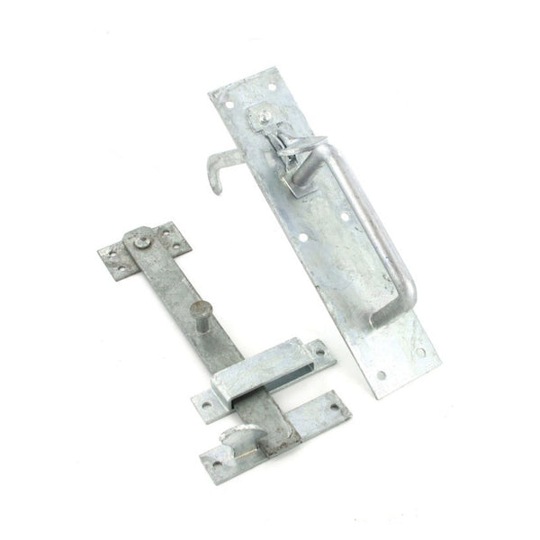 Securit galvanised heavy Suffolk latch, 215mm