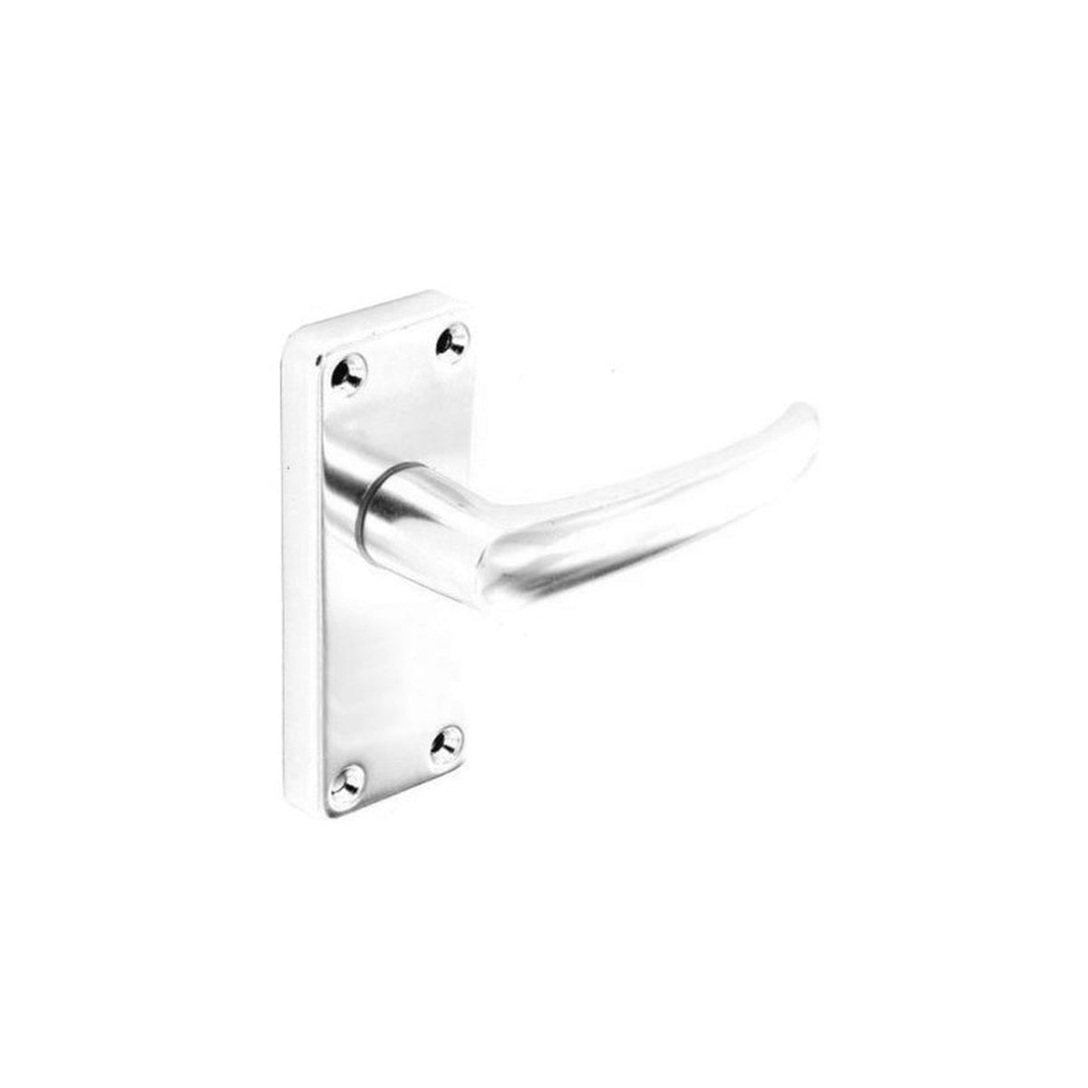 Securit S3072 aluminium latch handles pair, 85mm