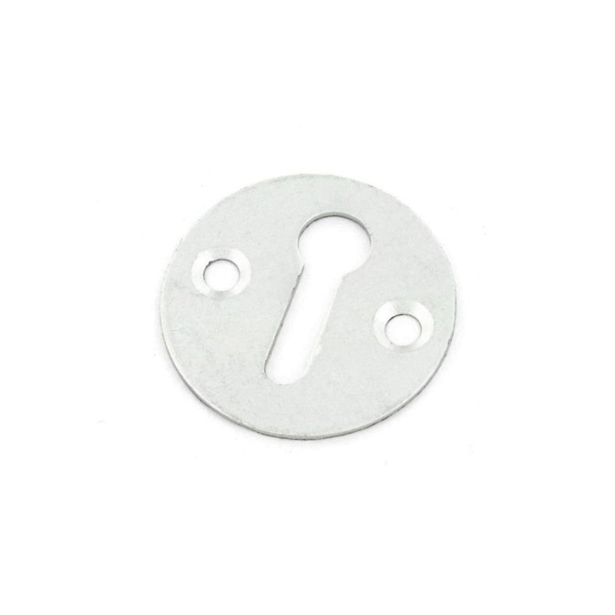 Pack of 5 Securit 30mm satin aluminium open escutcheons