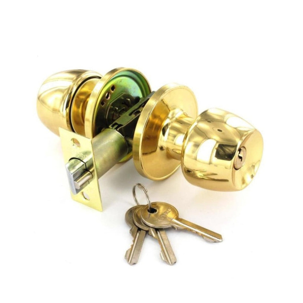 Securit brass entrance lock set with 3 keys