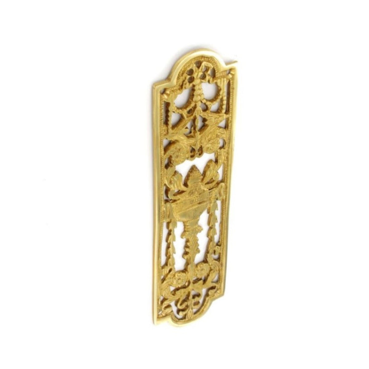 Securit pack of 5 225mm brass finger plates