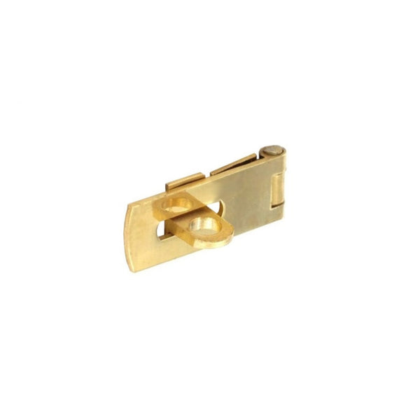 Securit brass hasp and staple, 38mm