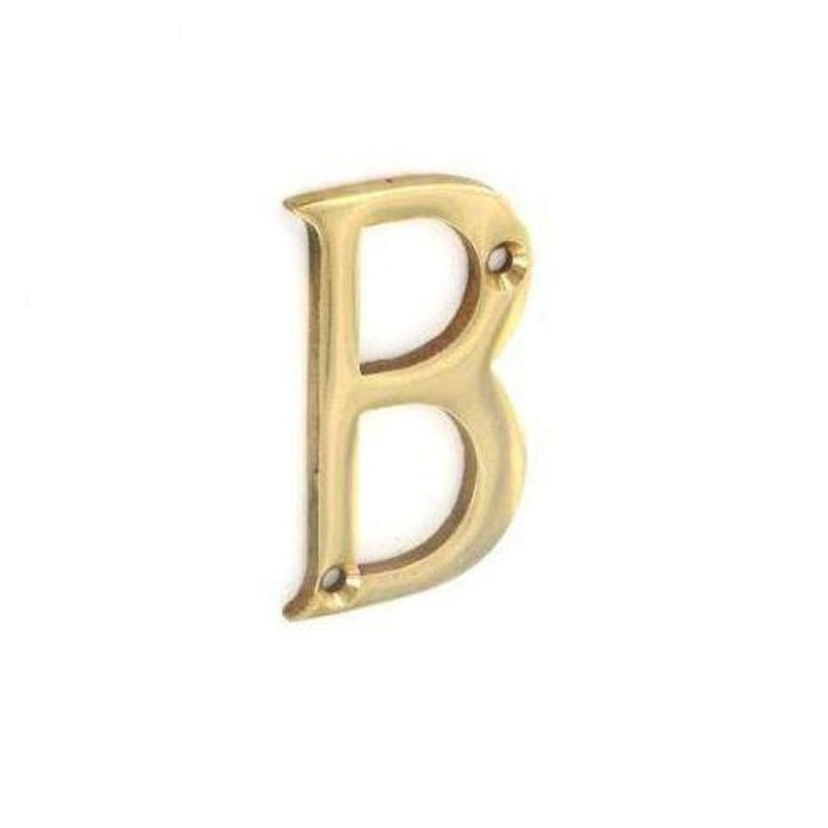 Securit 50mm brass letter B, pack of 5