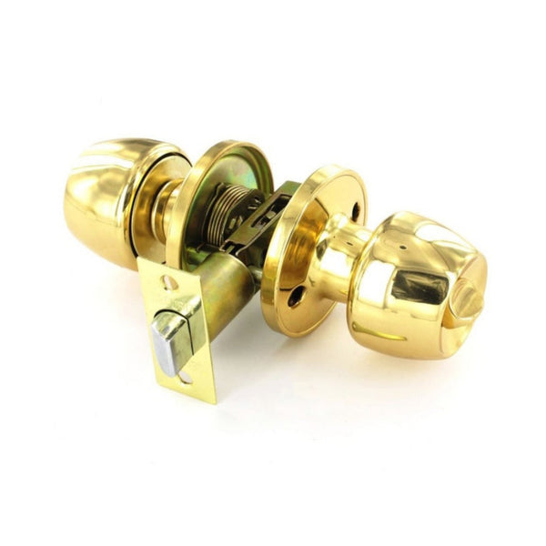 Securit brass privacy knob set 60/70mm