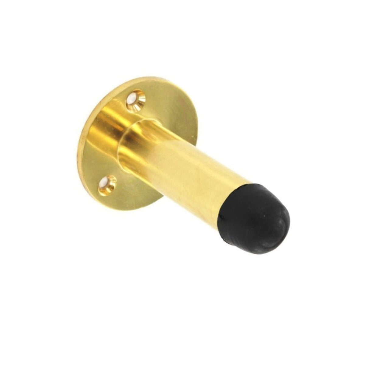 Securit 63mm brass projection door stop
