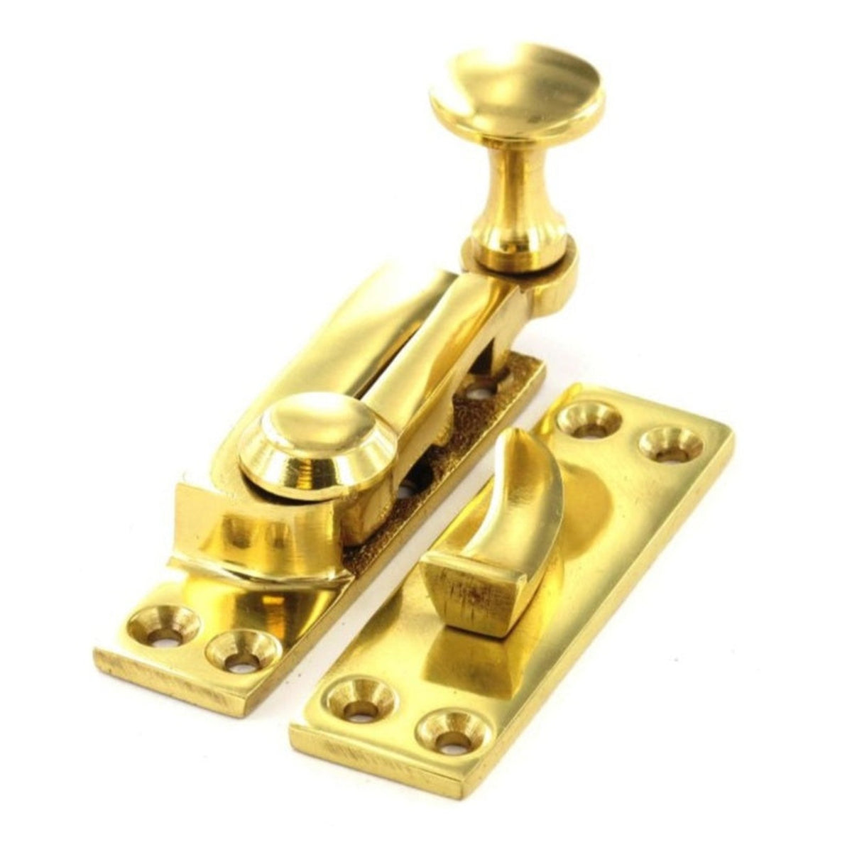 Securit 65mm brass arm type sash fastener