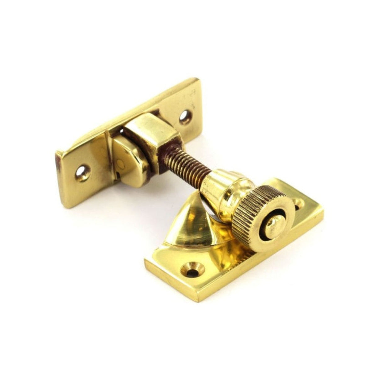 Securit 60mm brass Brighton sash fastener