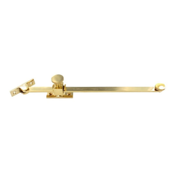 Securit 250mm brass sliding stay