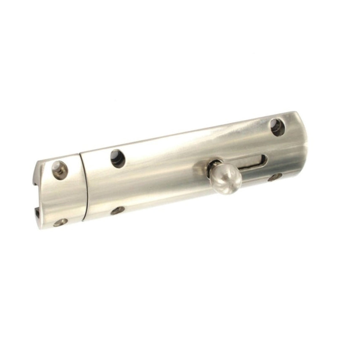Securit 100mm brushed nickel door bolt