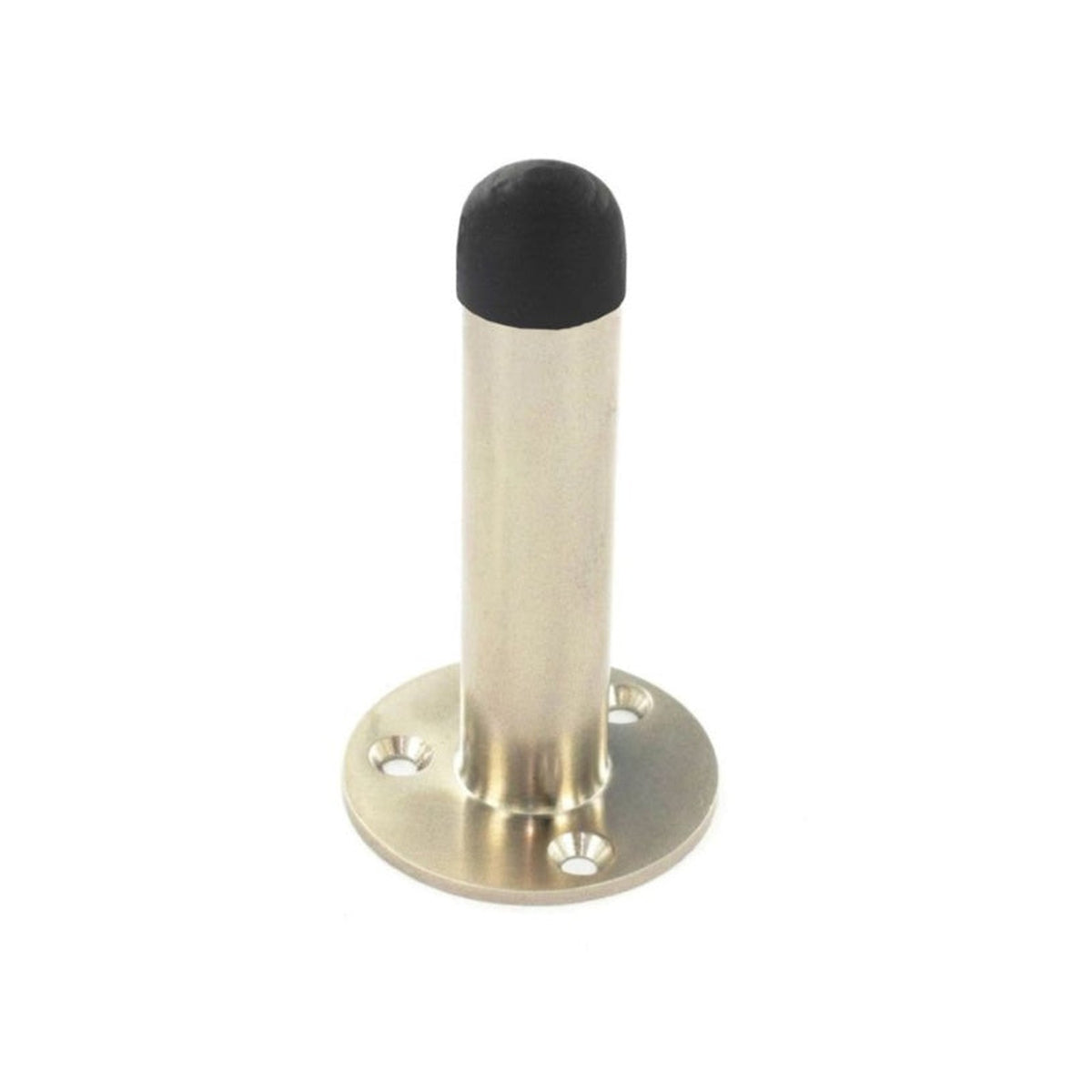 Securit 75mm brushed nickel projection door stop