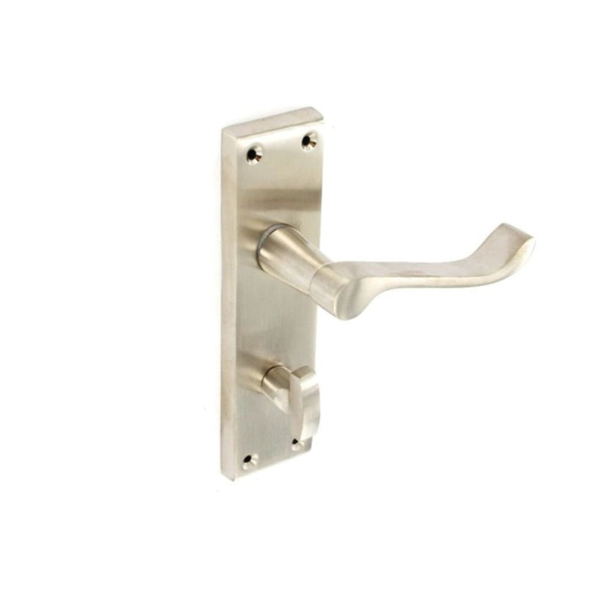 Pair of Securit brushed nickel scroll handles 150mm