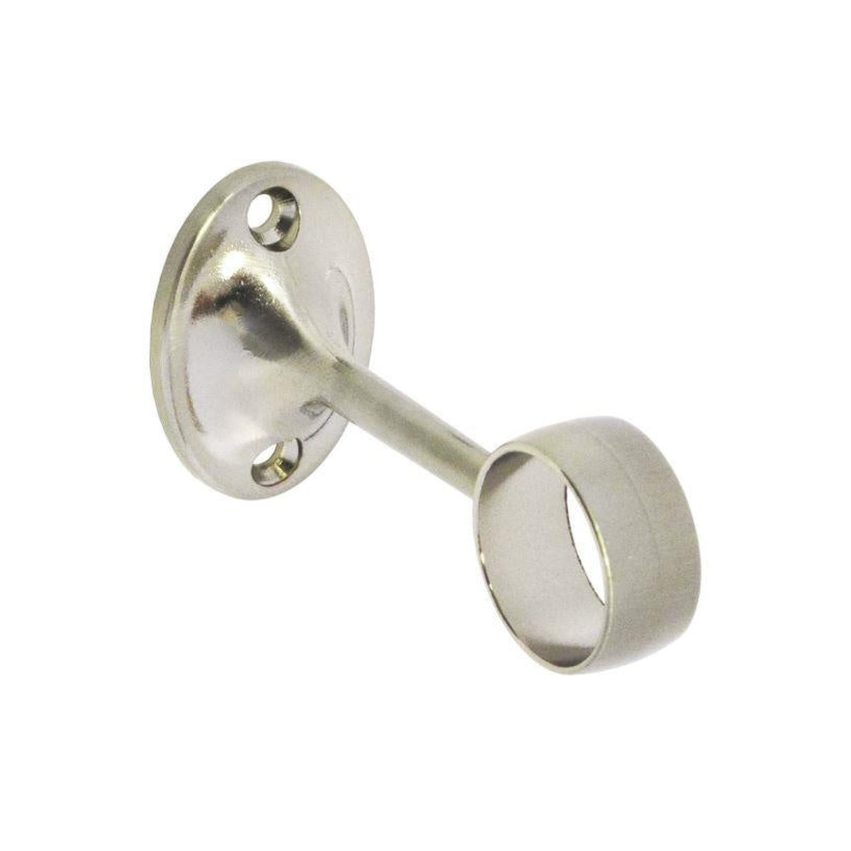 Securit brushed nickel 25mm tube centre bracket