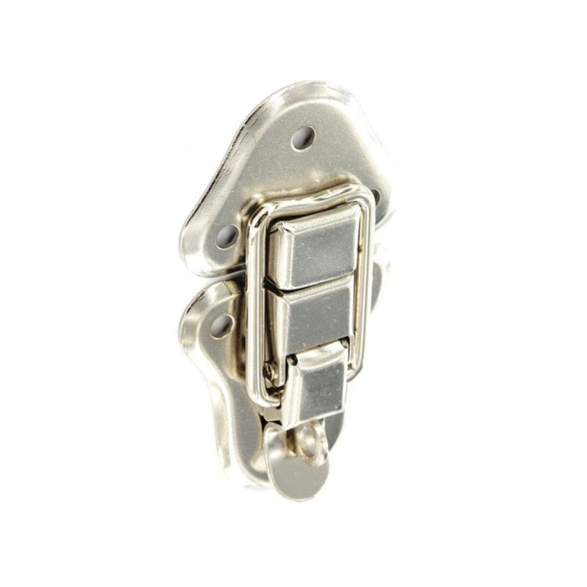 Securit 95mm nickel plated case clip with padlock loop