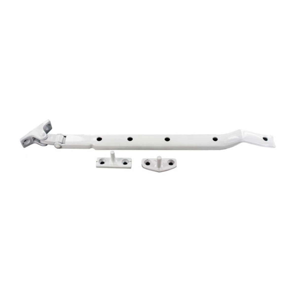 Securit white casement stay 250mm