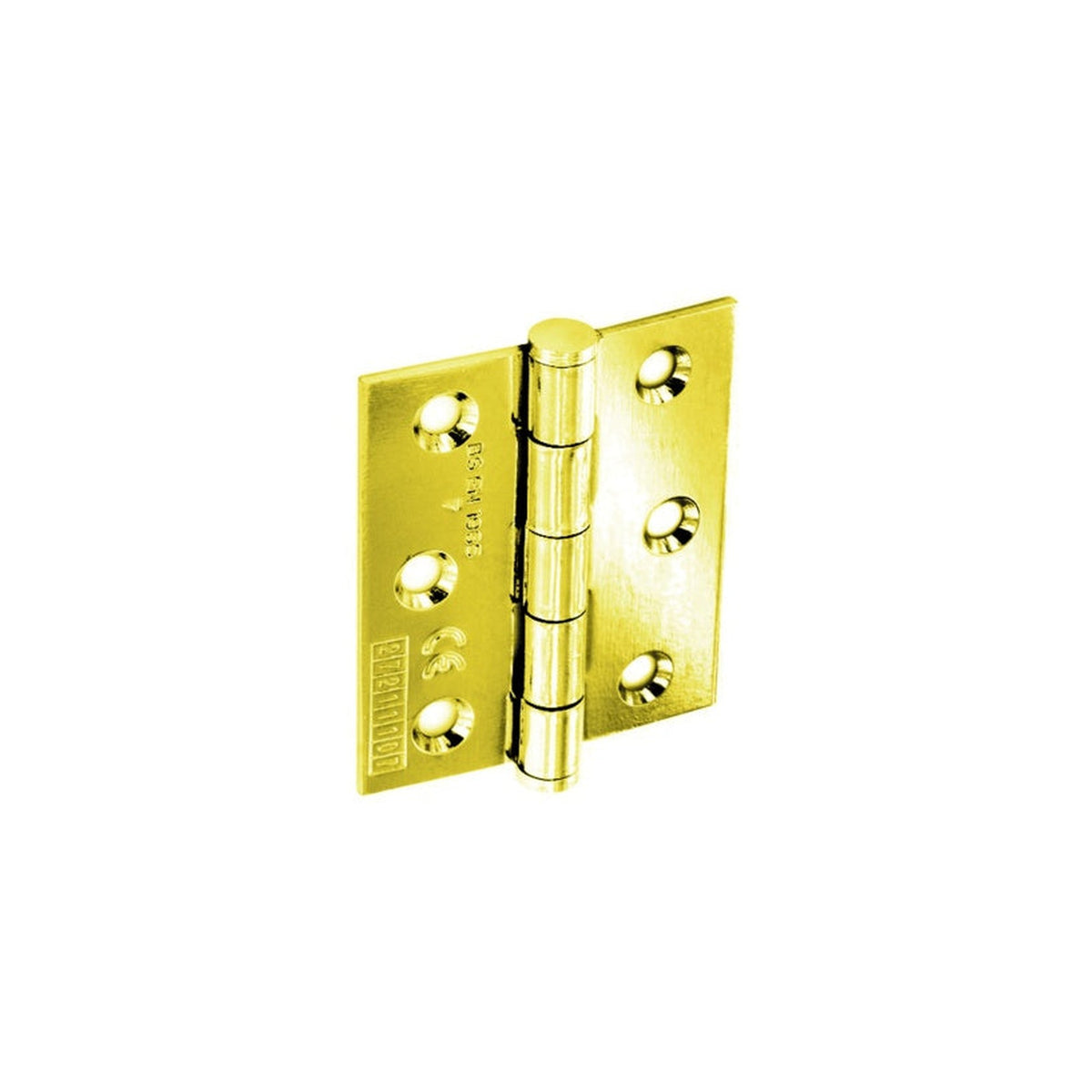 Securit CE Grade 7 75mm steel butt hinges, pack of 5