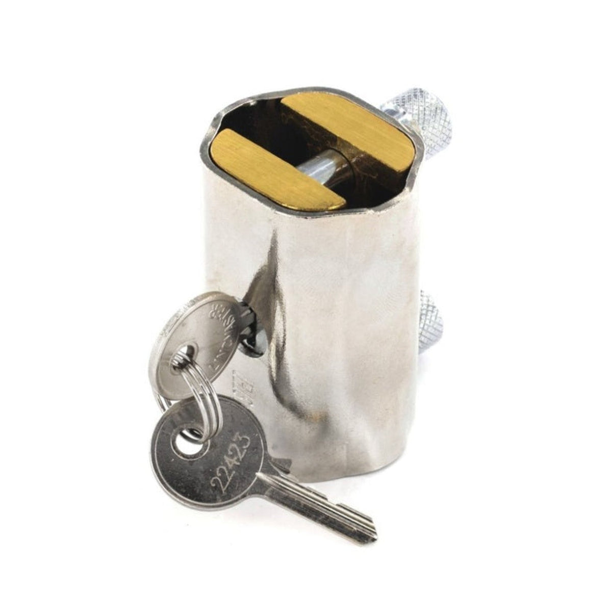 Securit nickel plated chain locks 6.10mm, pack of 2
