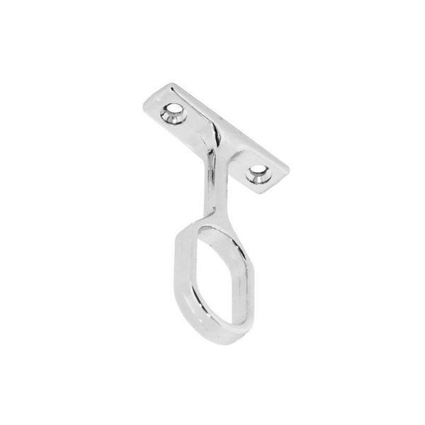 Securit chrome oval centre bracket 30mm