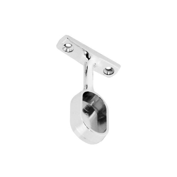 Pair of Securit chrome oval end brackets