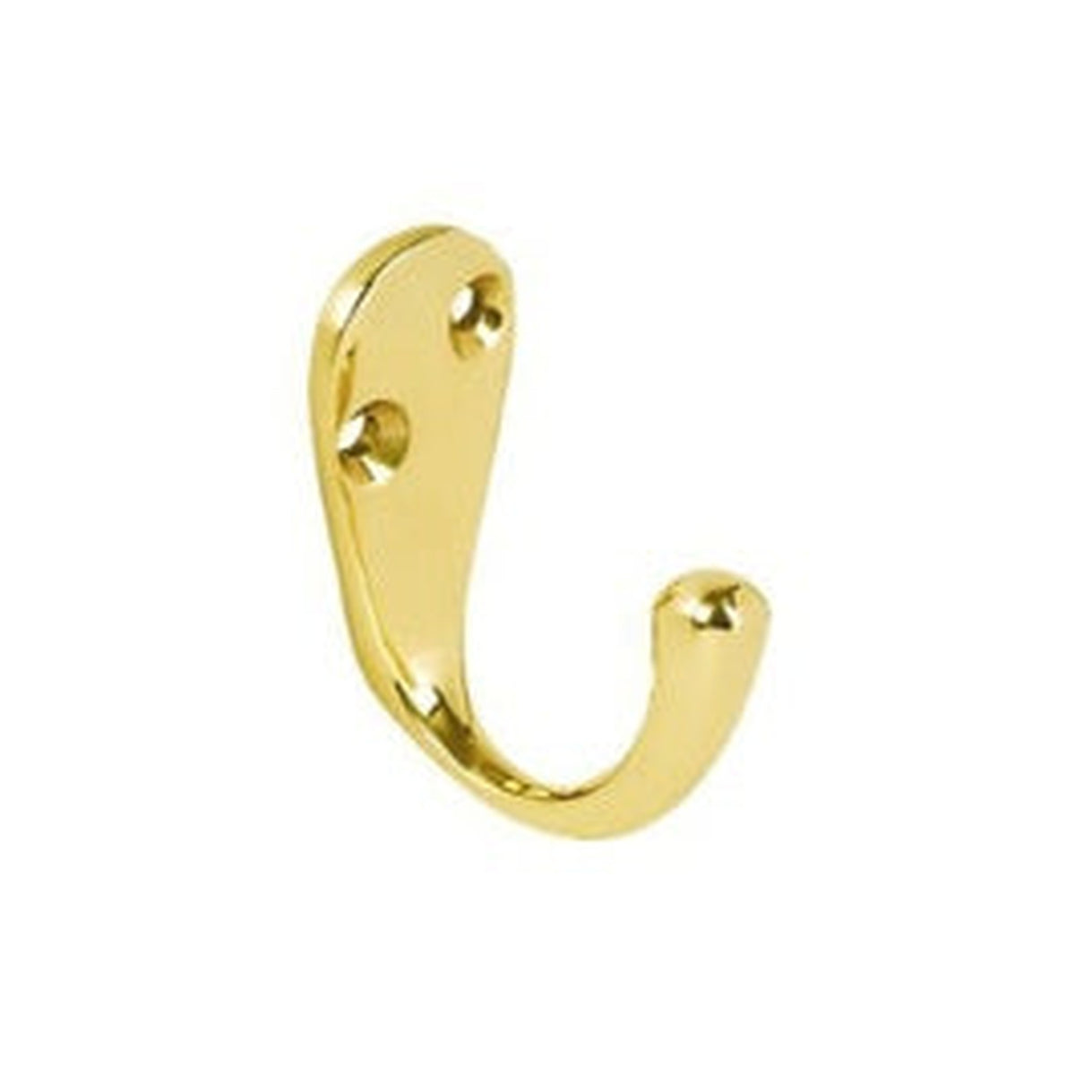 Securit 50mm coat hooks EB finish pack of 2