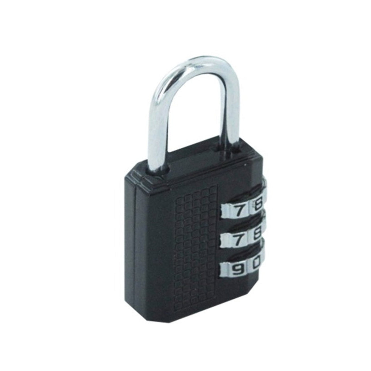 Securit 35mm silver combination padlock with dial