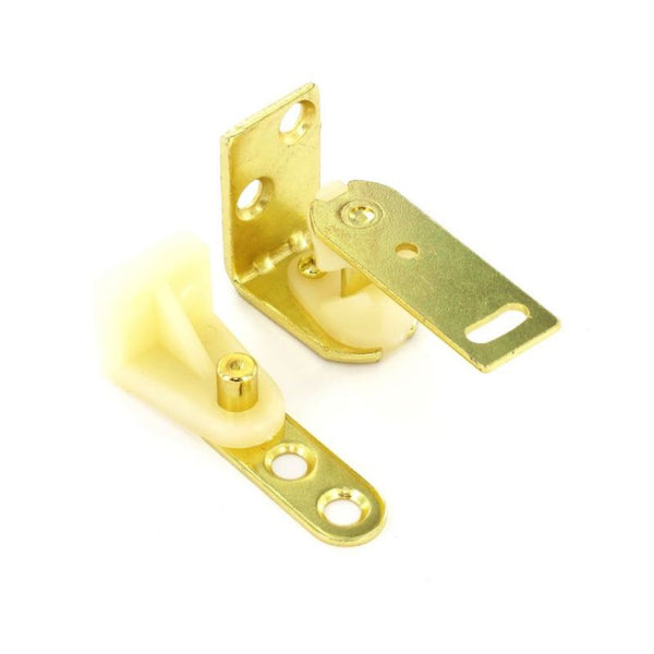 Securit brass plated gravity cafe door hinges pack of 5