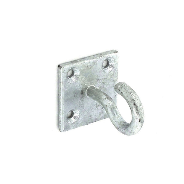 Securit 50mm galvanised hook on plate