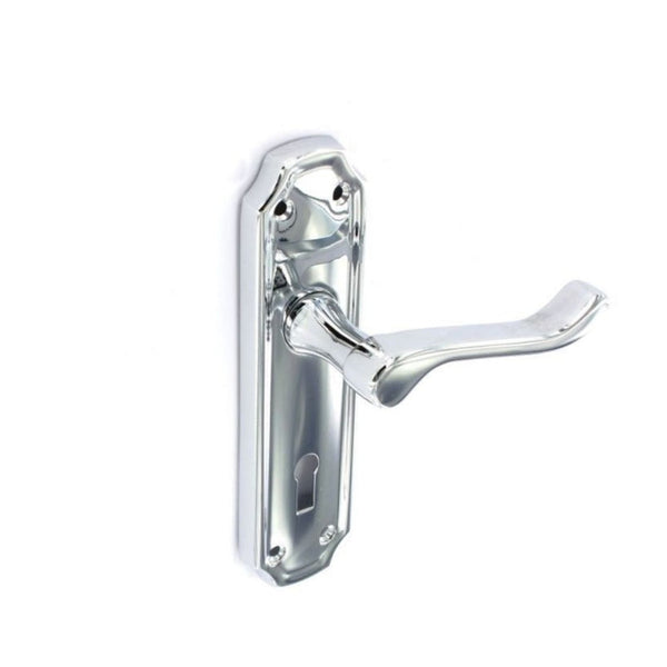 Securit Kempton chrome lock handles 170mm