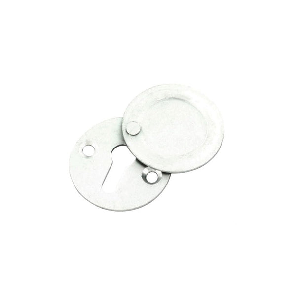 Securit aluminium keyhole escutcheons 30mm, pack of 5