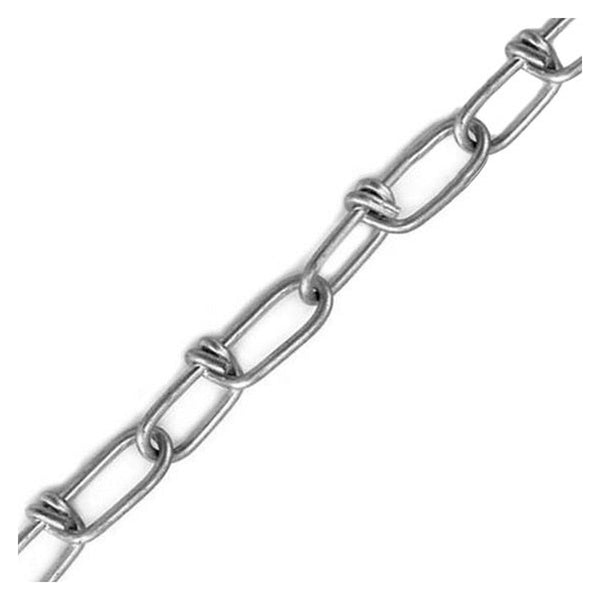 Securit zinc plated knotted chain, 2.5mm x 2m